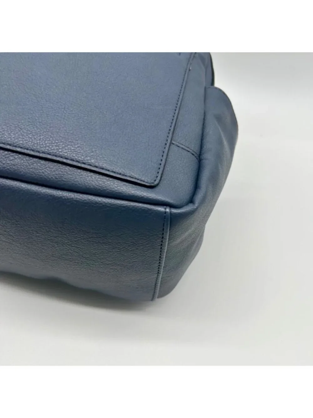 Style & Co Hudsonn Blue Faux Leather Backpack
